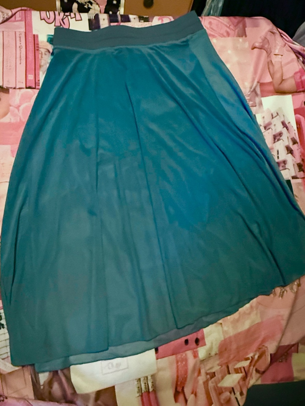HALARA Teal Blue Athletic Skort with Built-in Shorts - Picture 3 of 4